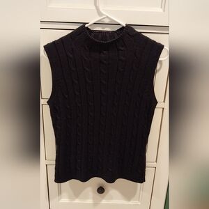 Eddie Bauer  /Koret Dark Knit Sweaters/ 2  Sweaters...Sleeveless
